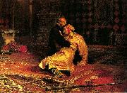 Ilya Repin Ivan the Terrible and his son Ivan on Friday, November 16 oil painting reproduction